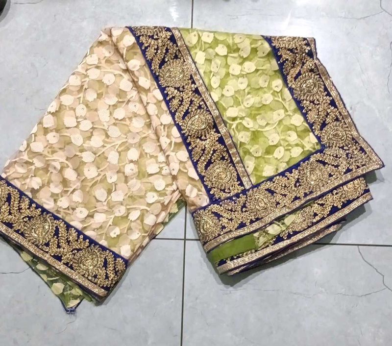 Elegant Embroidered Saree