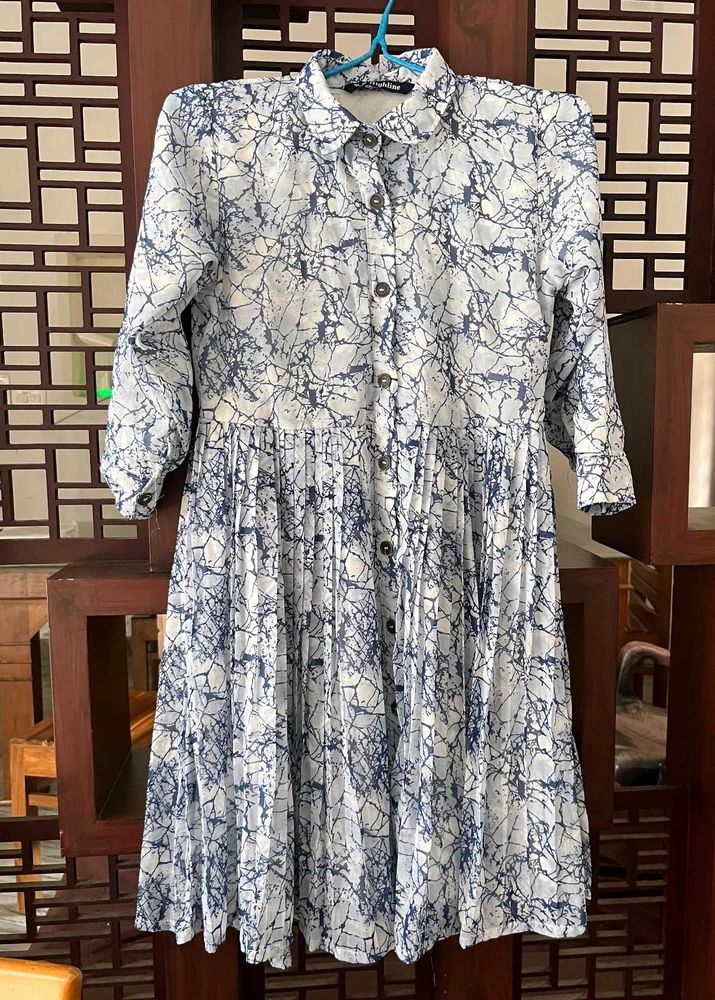 Printed Shirt Dress