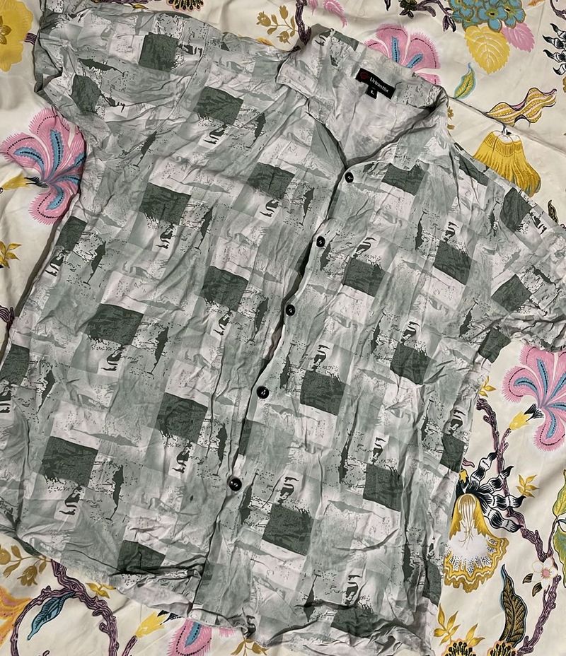 Abstract Print Shirt