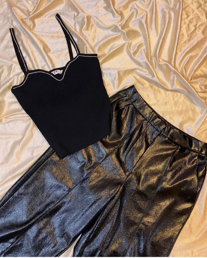 Faux Leather Pants-size xs/s waist -25-27inch