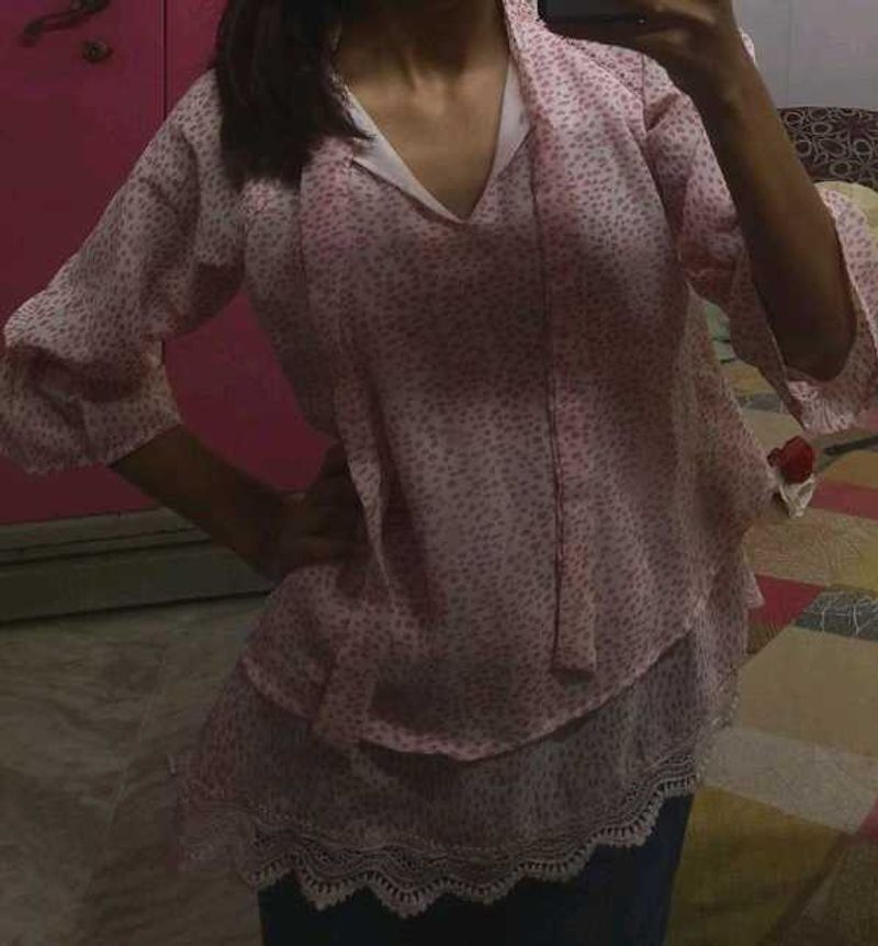 Pink cutesy top