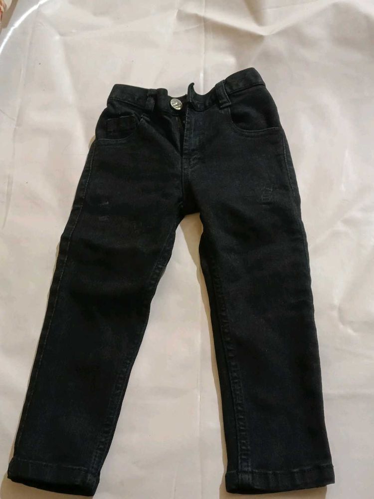Black Denim Pants