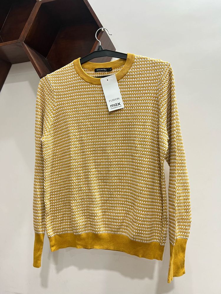 Yellow Fusion Max Knit Sweater