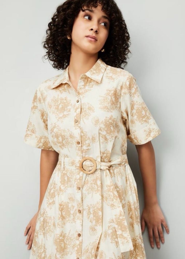 New Dress Cream Color For Ladies