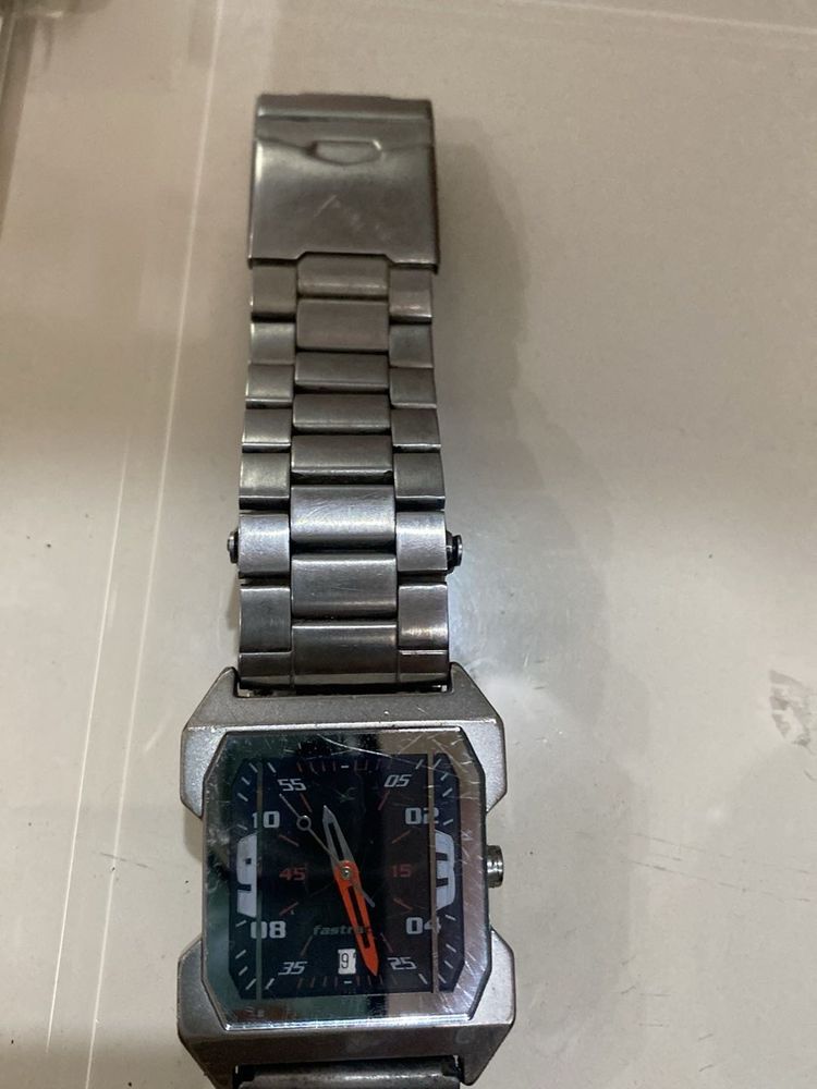 Fastrack Analog Silver Men Watch