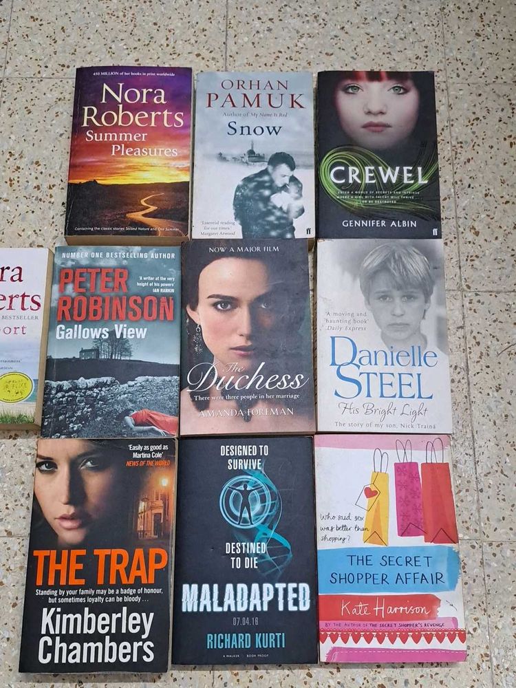 Fiction Books per book 199/-