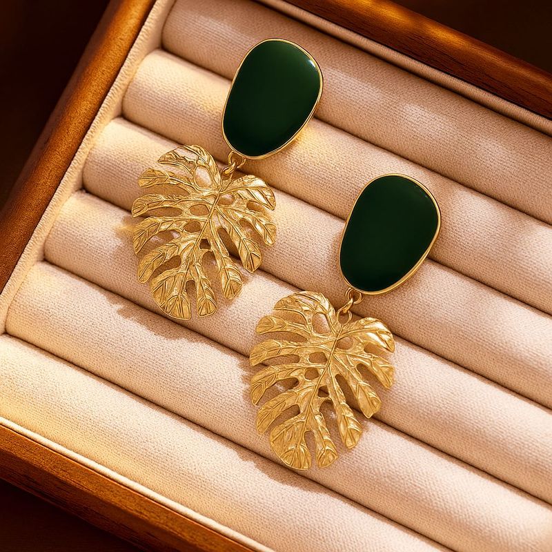 Leaf Dangle Earrings