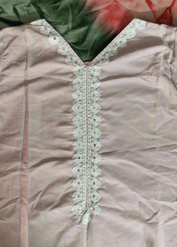 Elegant Light Pink Kurta set