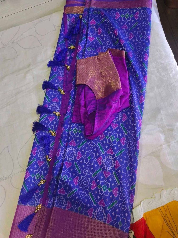 Blue Patola Sarees