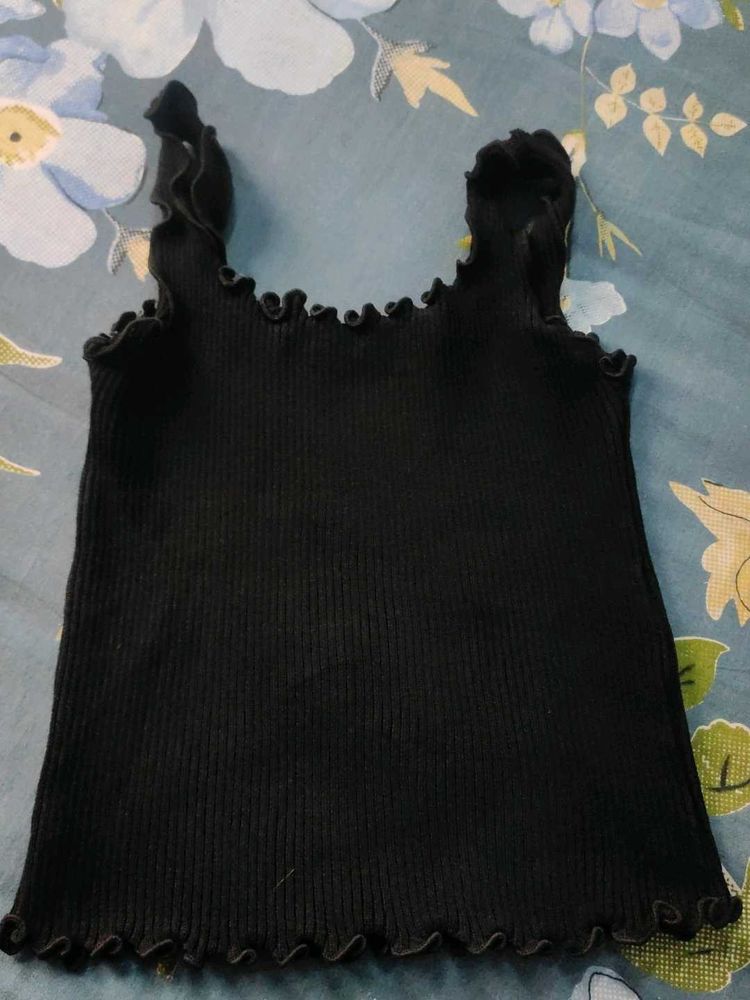 ⛔Sale⛔Ribbed Black Tank Top