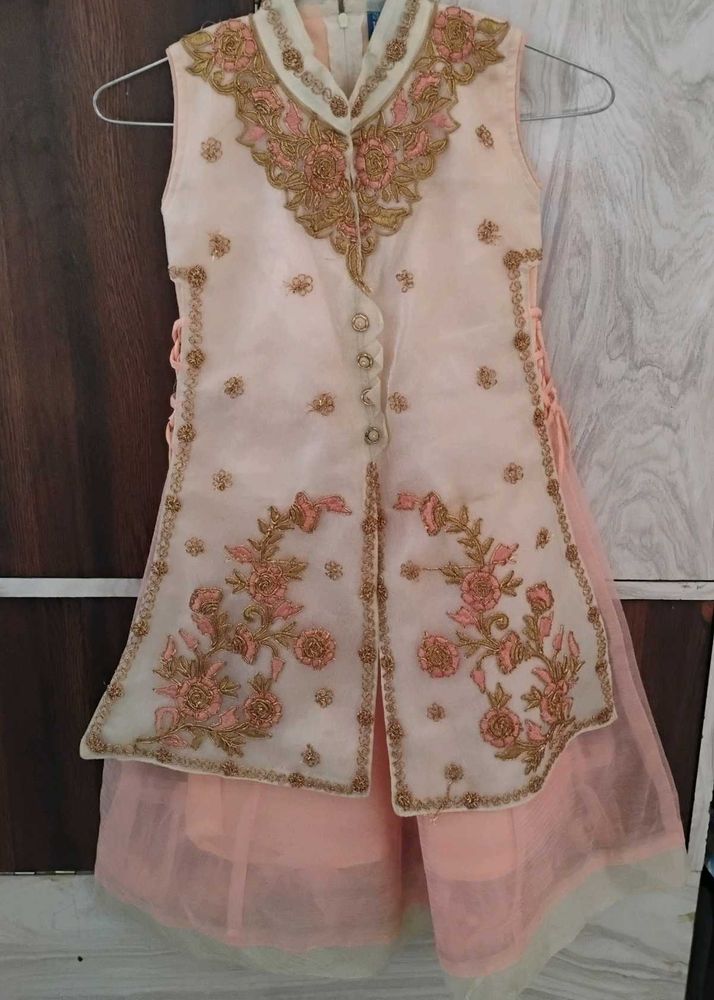 Girl Ethnic Wear Flared Dress