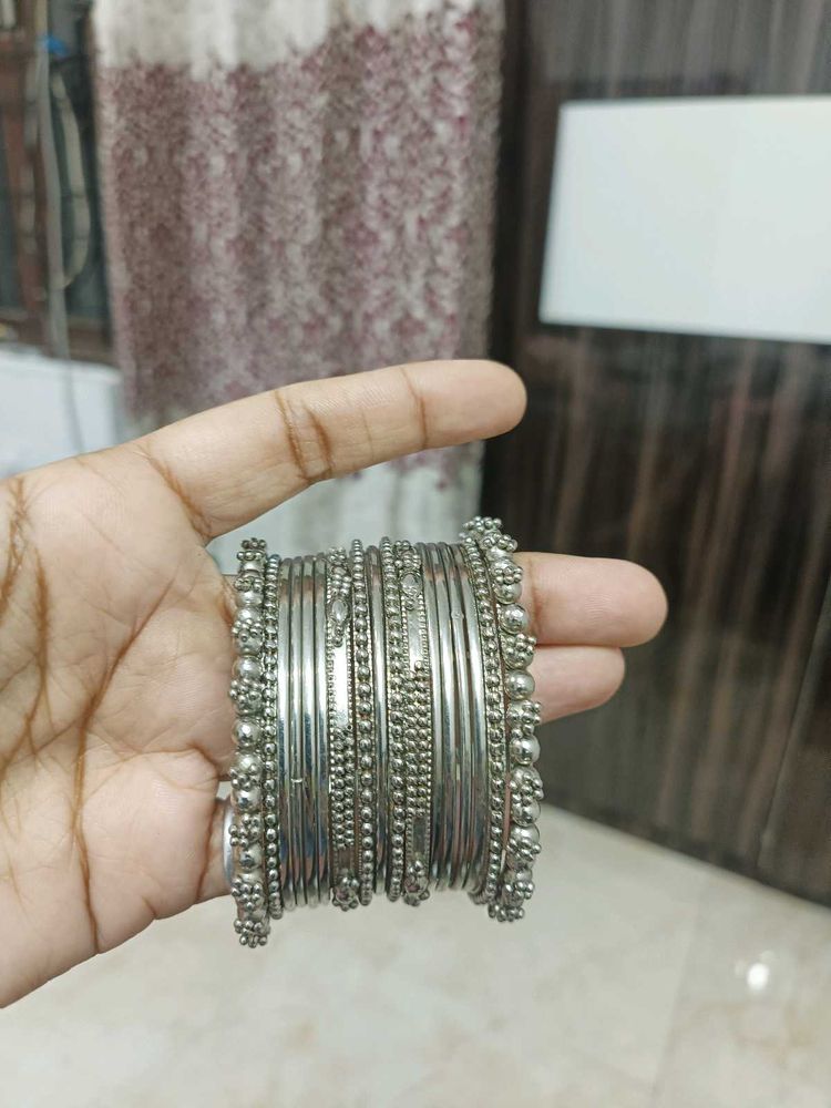Silver Bangles