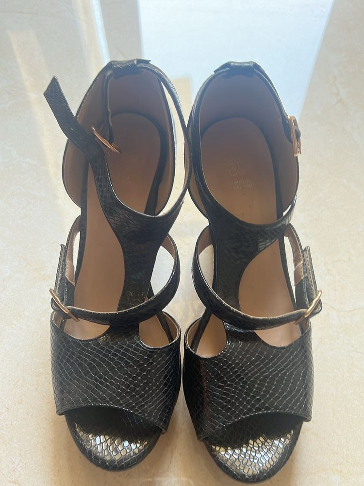 Snakeskin Heels