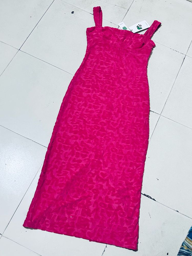 Pink Bodycon Dress Size S