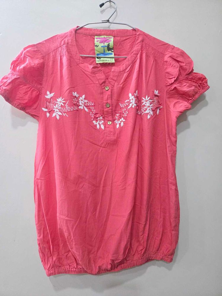Cotton Embroidered Top