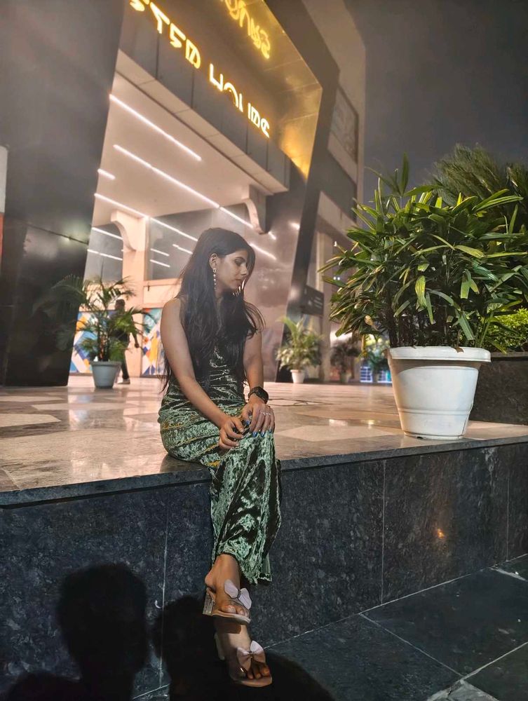 Elegant Green Ethnic Gown