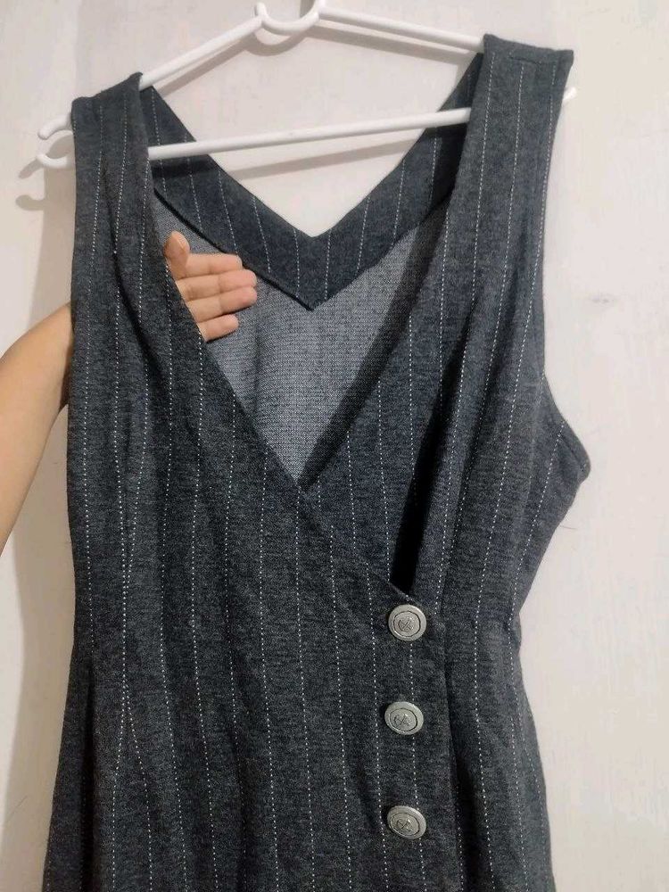 Striped Sleeveless Dress