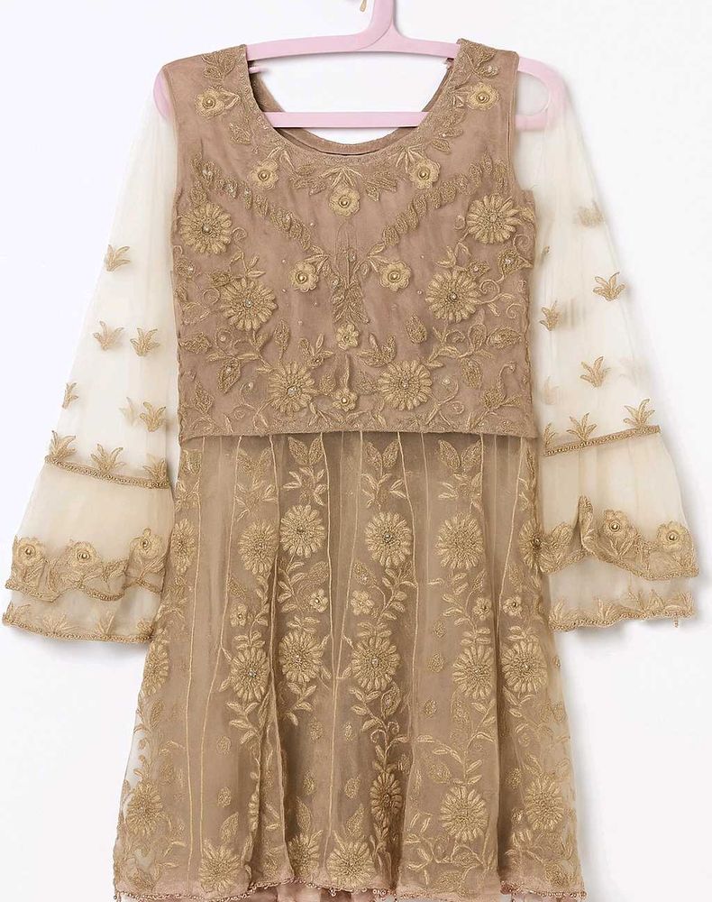 Girls 2 Piece Dress Festive Party Glittery(sale)
