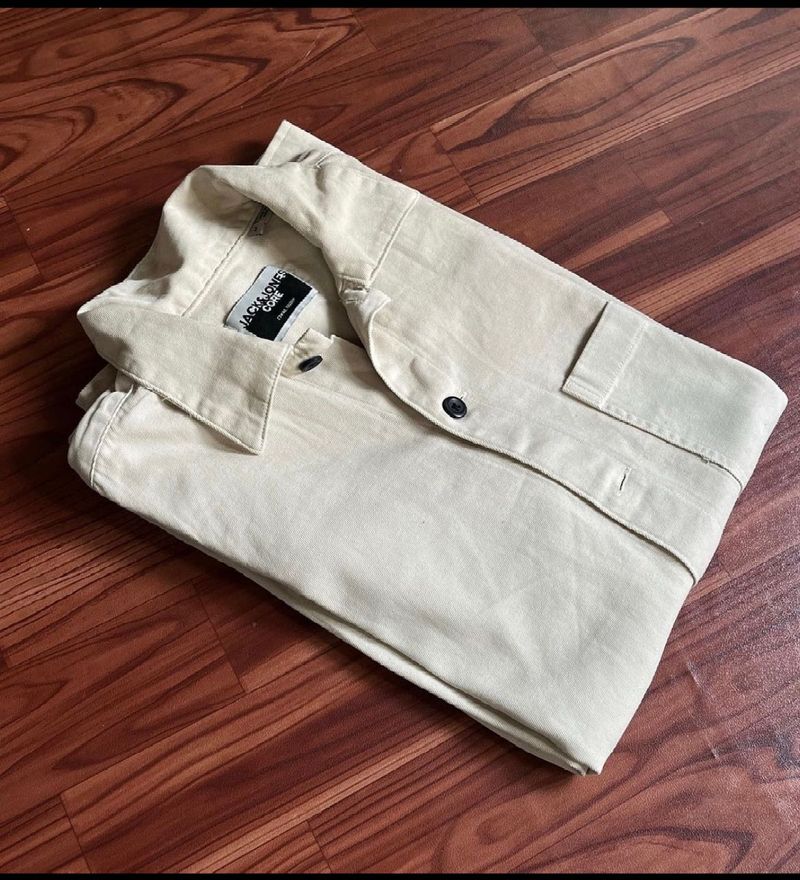 Jack &amp; Jones Beige Shirt