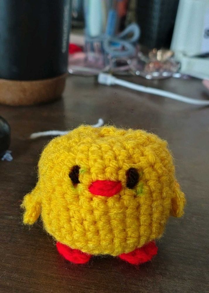 Handmade Crochet Chick with egg