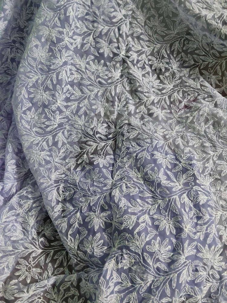 Floral Embroidered Fabric