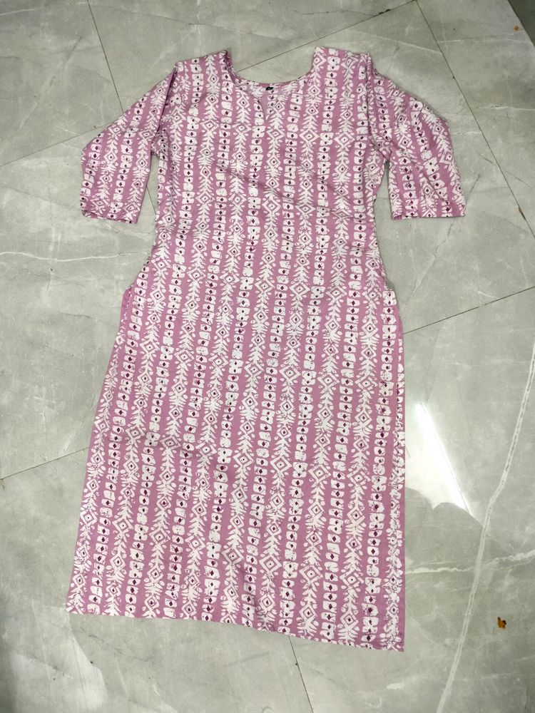 Pink, Very Comfortable Kurta