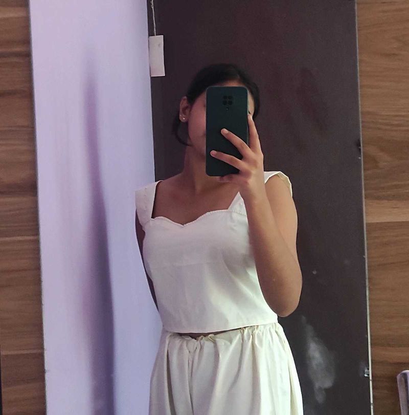White Crop Top