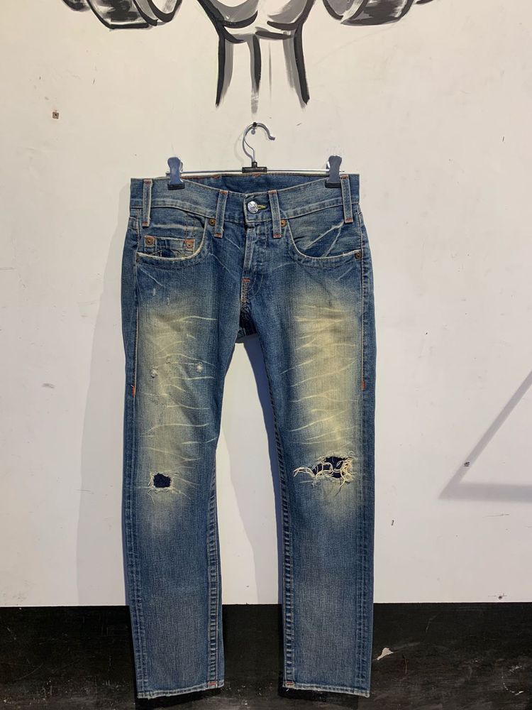 True Religion Distressed Denim Jeans