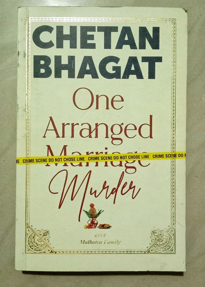 One Arranged  Murder Book || Chetan Bhagat