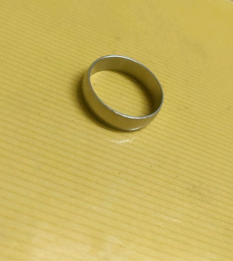 Unisex Simple Silver Ring