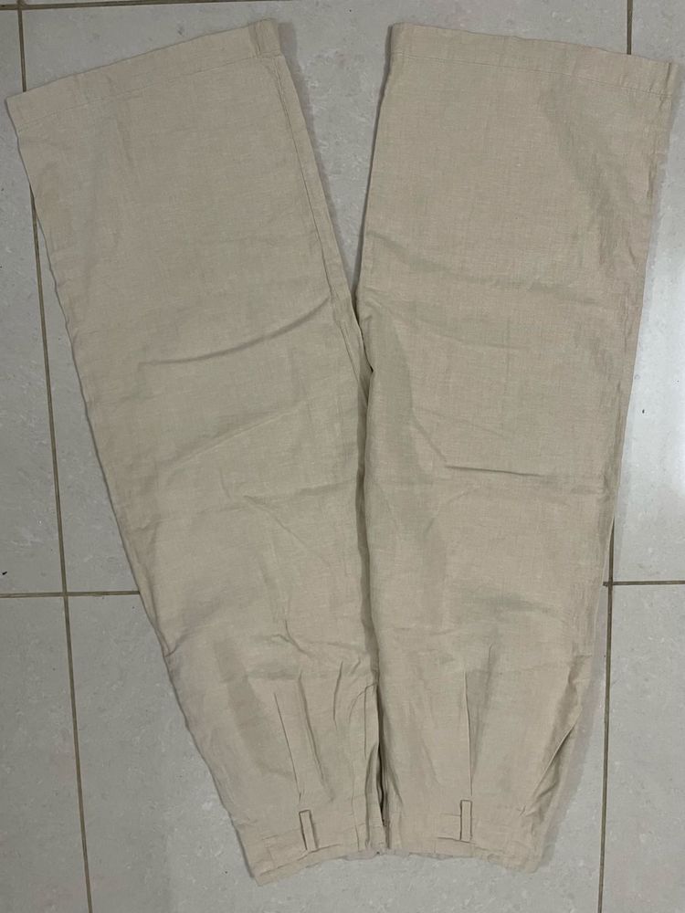 Casual Beige Pants