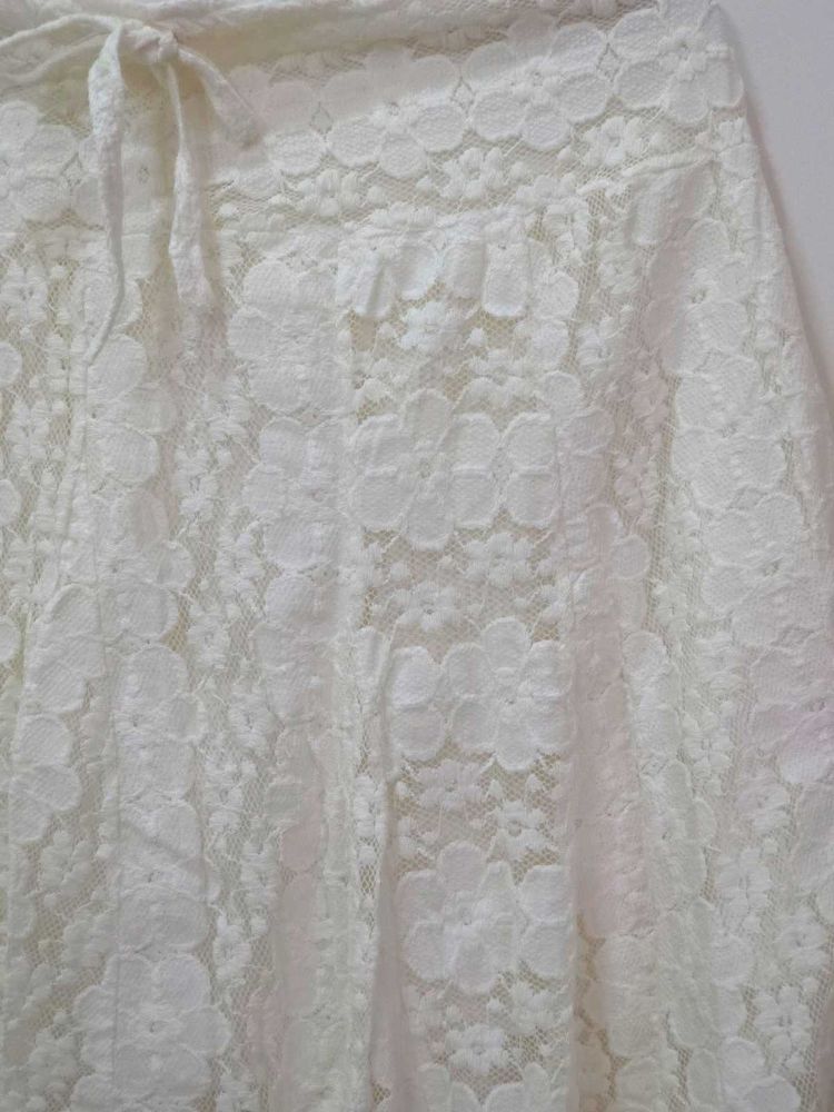 White Lace Skirt
