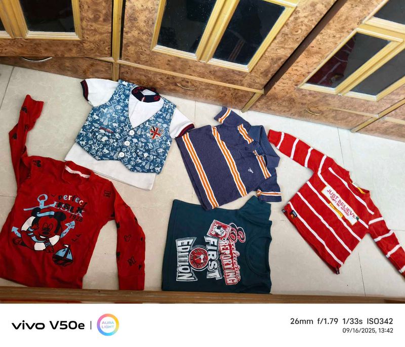 Combo Of 5 Branded Tshirt