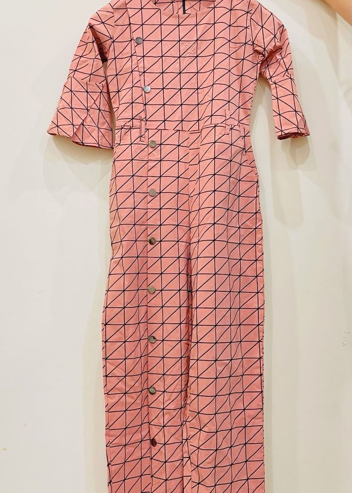 Chic Geometric Print Dress