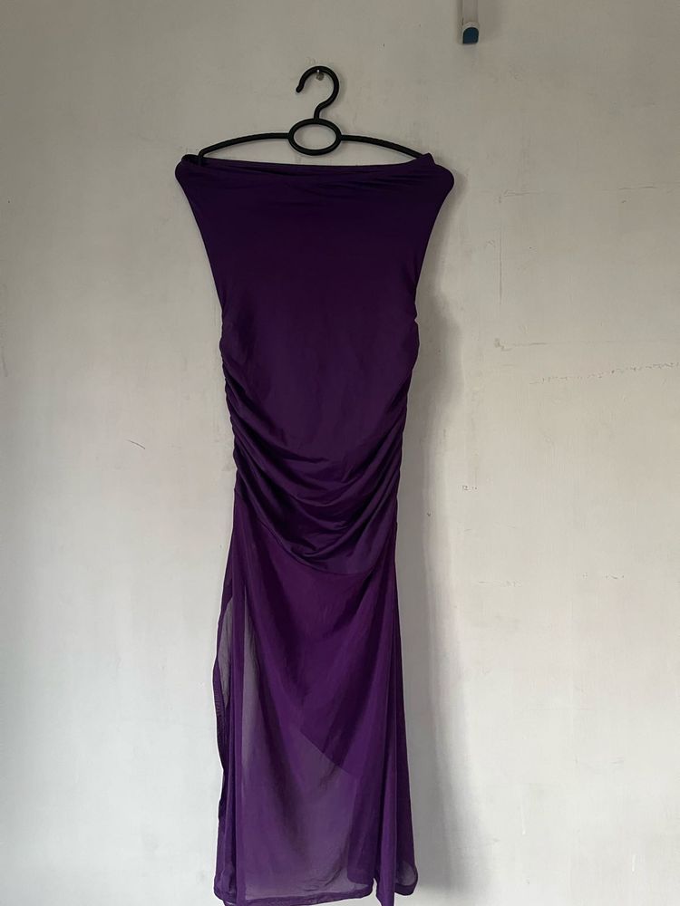 Purple Bodycon Dress