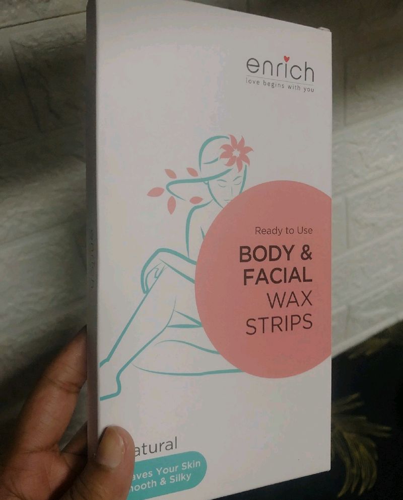 ENRICH WAX STRIP BRANDED