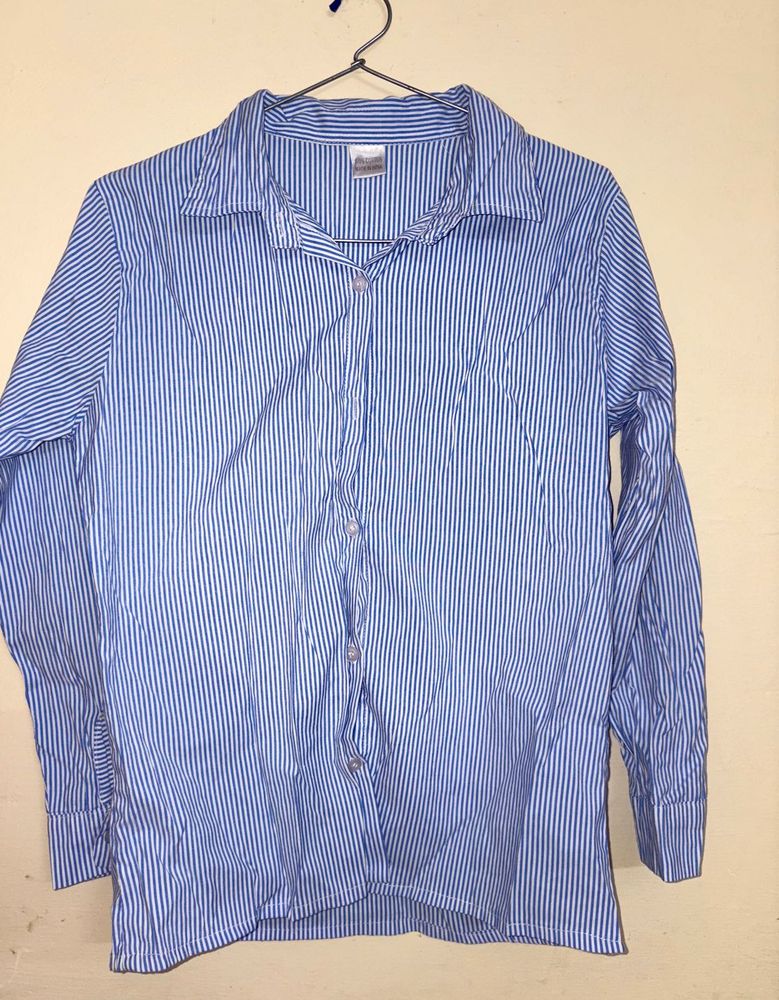 Striped Blue Shirt