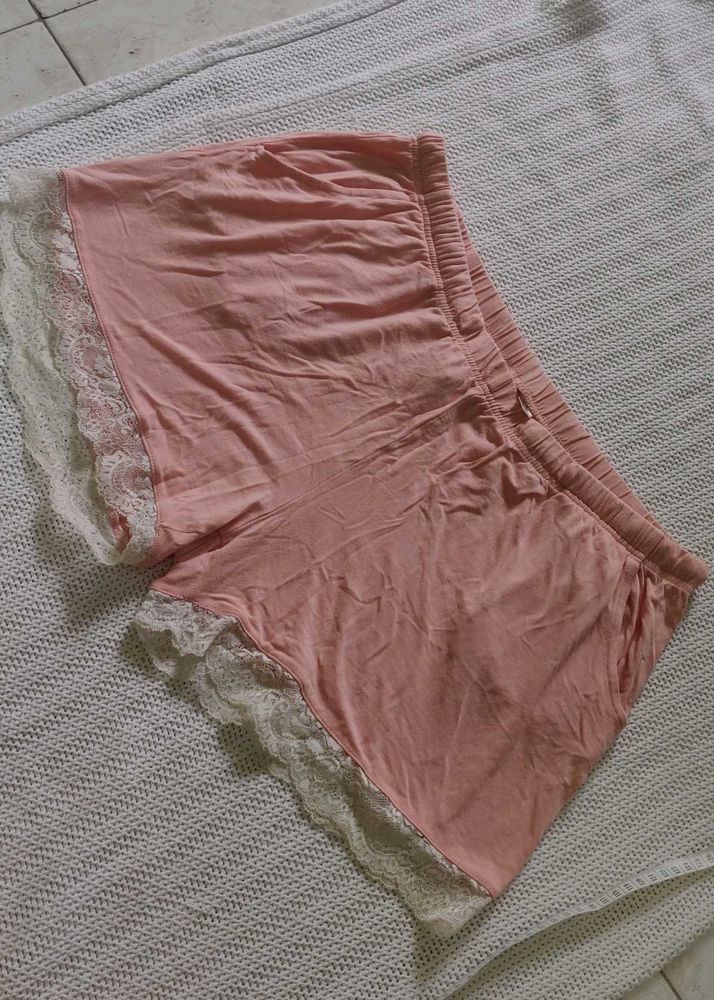 Lace Trim Shorts