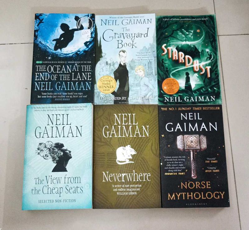 Neil Gaiman Book Bundle