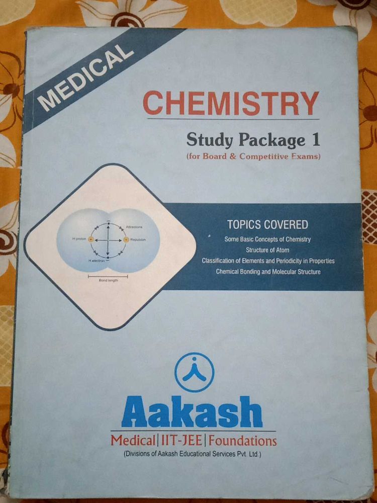 Chemistry Study Package For Medical By Aakash