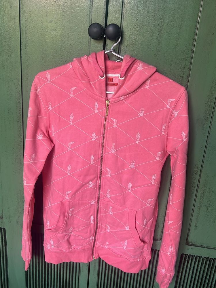 Combo of Chumbak Fleeced Zipper Jacket with Hoodie