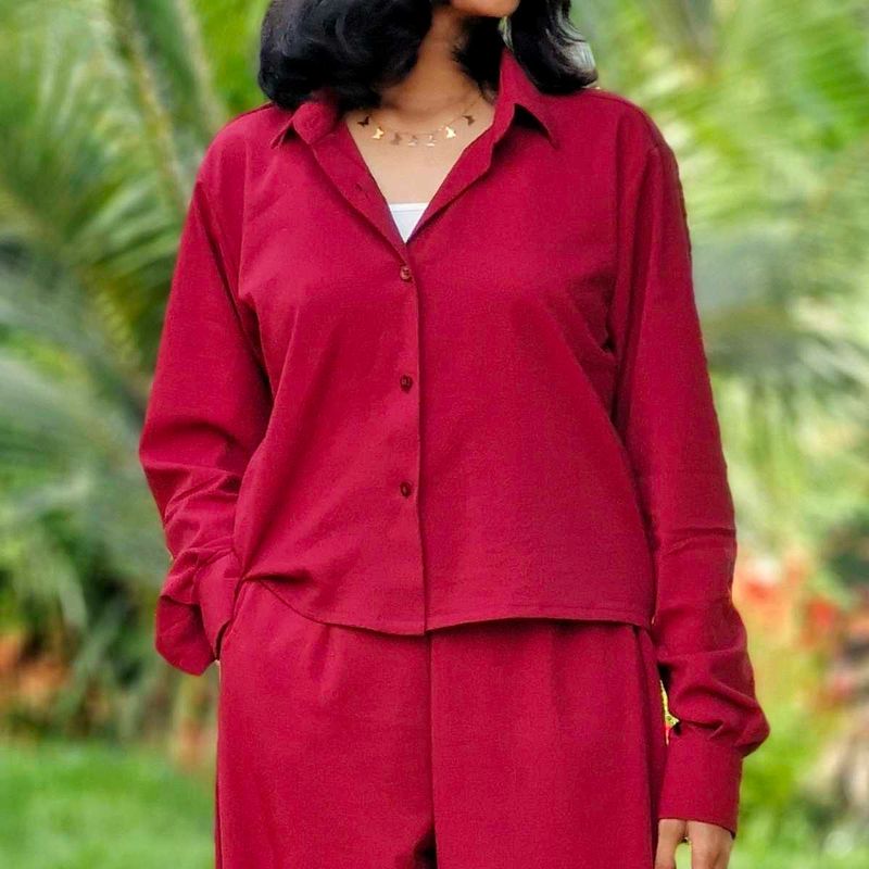 Brand New Maroon Shirt