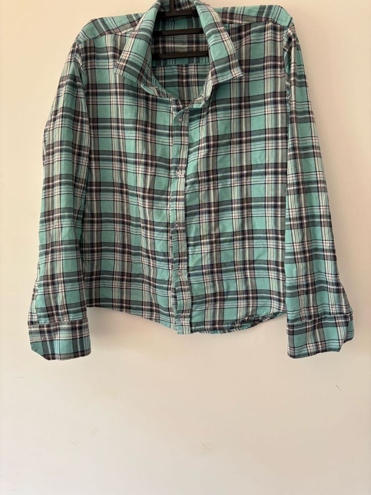 Green Check Shirt