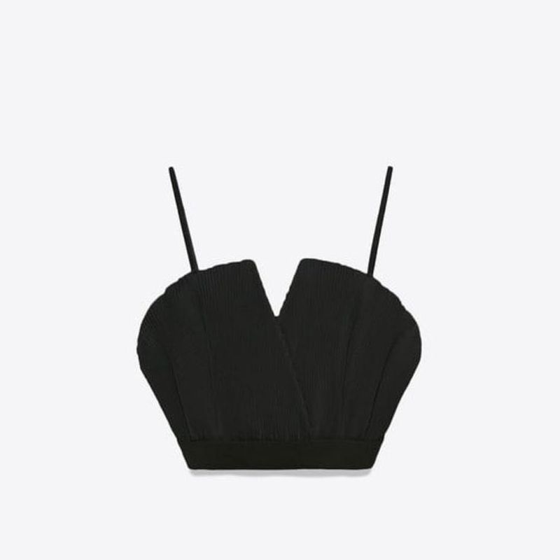 Zara Draped Crop Top