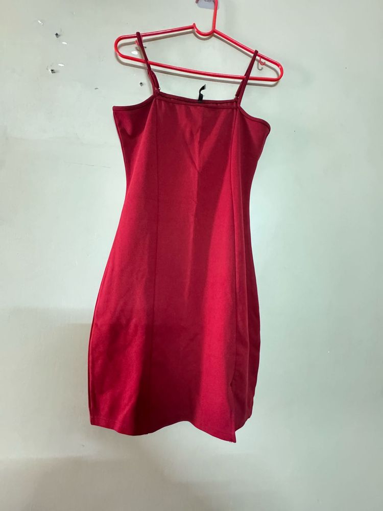 Red Bodycon Mini Dress