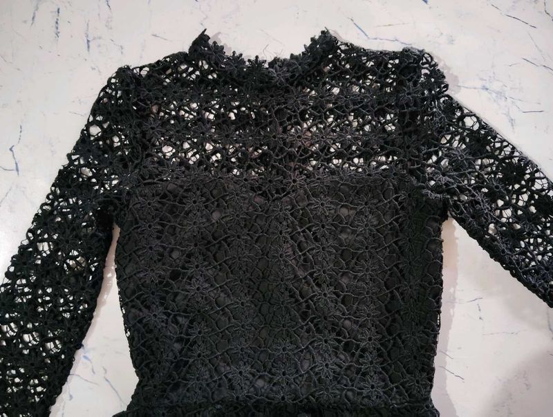 Black Lace Dress