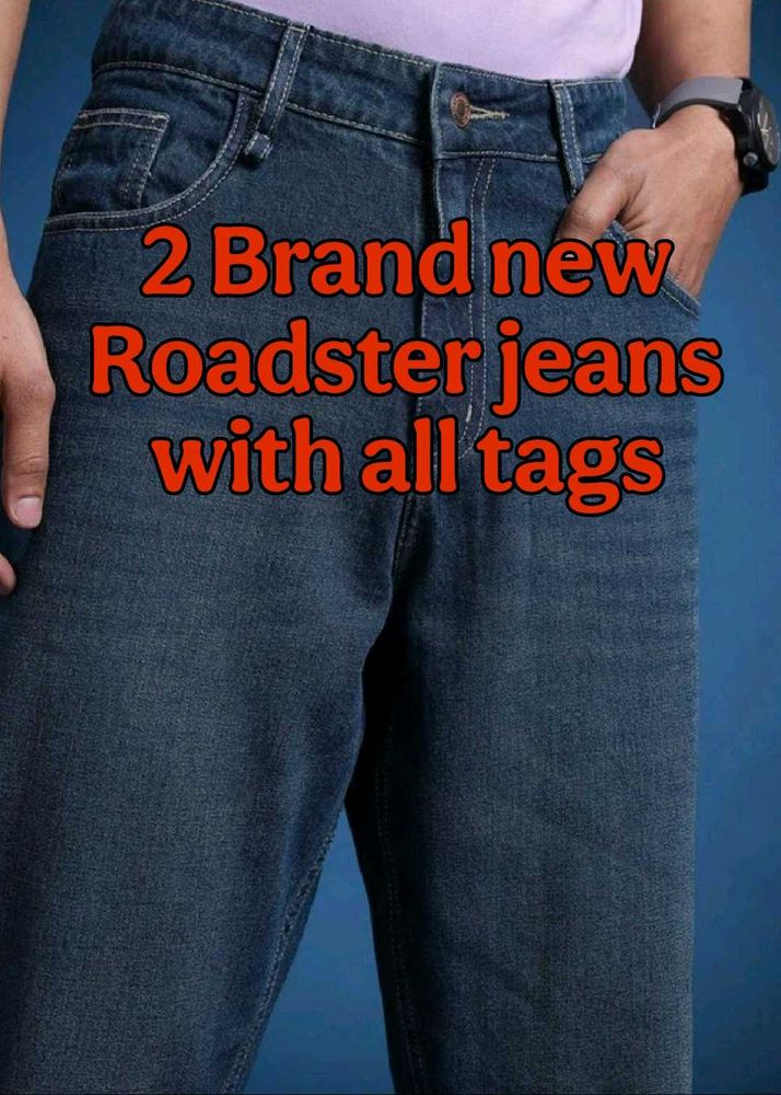 2 Pc -Roadster Loose fit Jeans