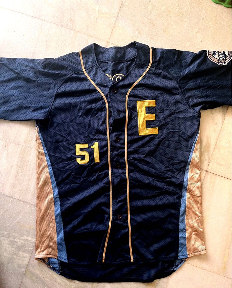 Blue Baseball Jersey - Number 51