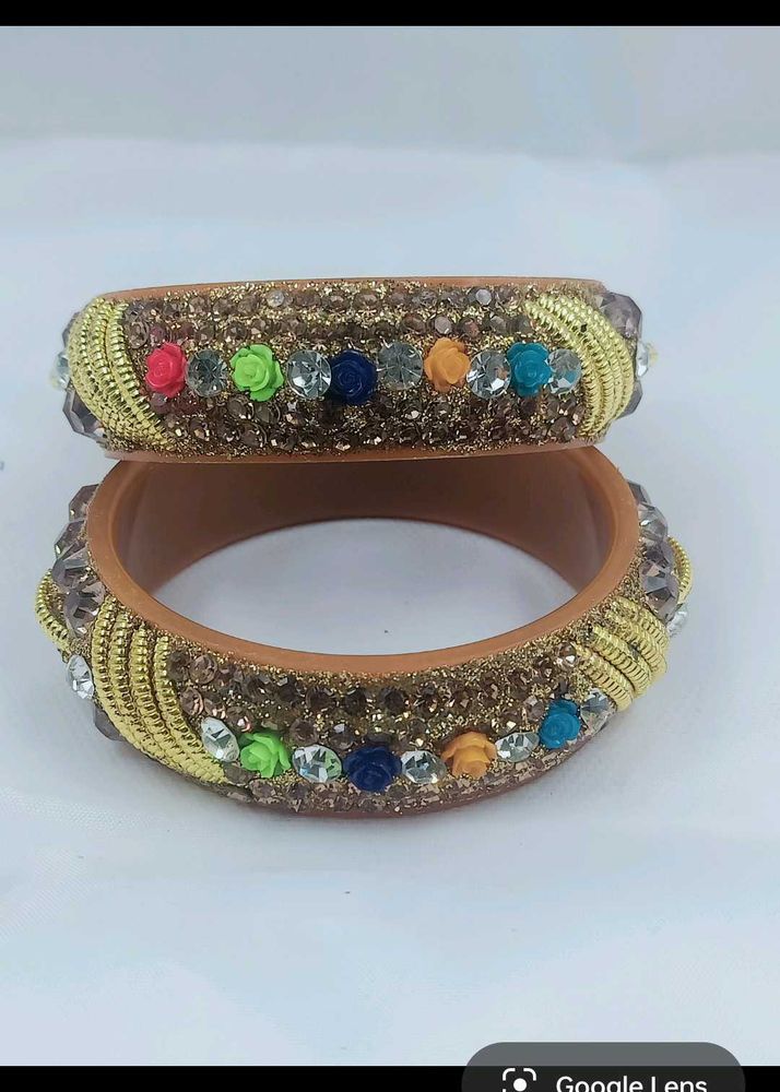 Sparkling Embellished Bangles