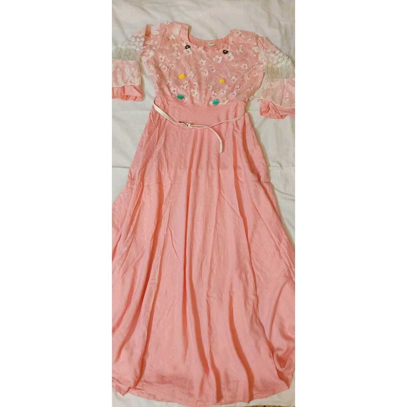 A Pink Long Frock